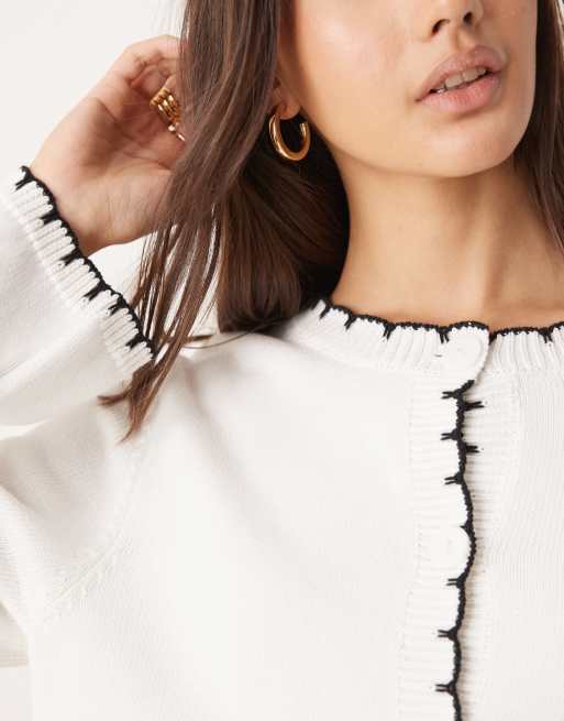 Miss Selfridge blanket stitch cardigan