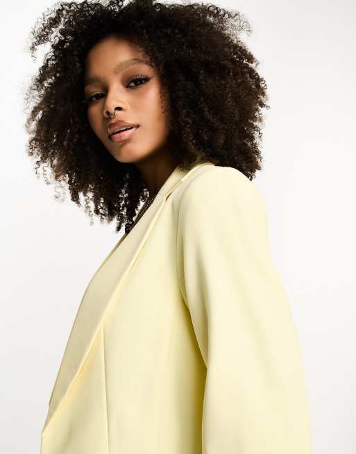 Pale hotsell yellow blazer