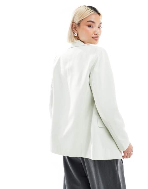 Miss Selfridge blazer in sage green