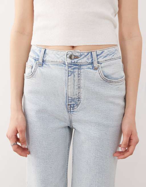 Miss Selfridge – Blekta, raka jeans med hjärtformad ficka, 5 av 5