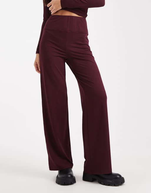 Miss Selfridge - Blommefarvede formsyede bukser med vide ben, 2 af 5