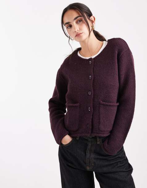 Miss Selfridge - Blommefarvet cardigan med lommedetalje - view 1