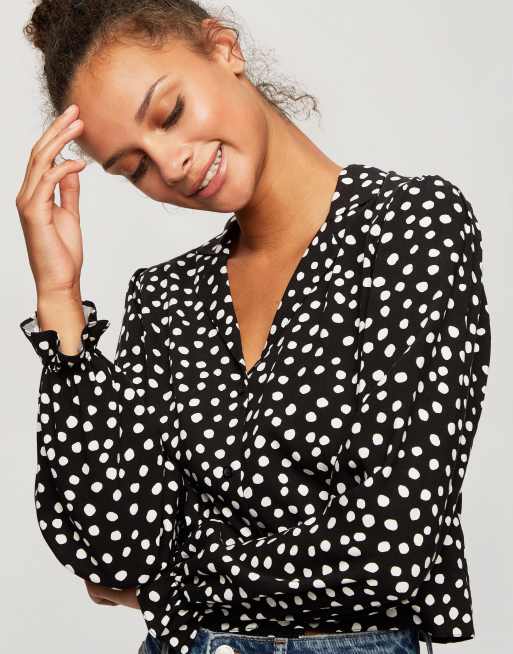 Miss selfridge best sale polka dot top