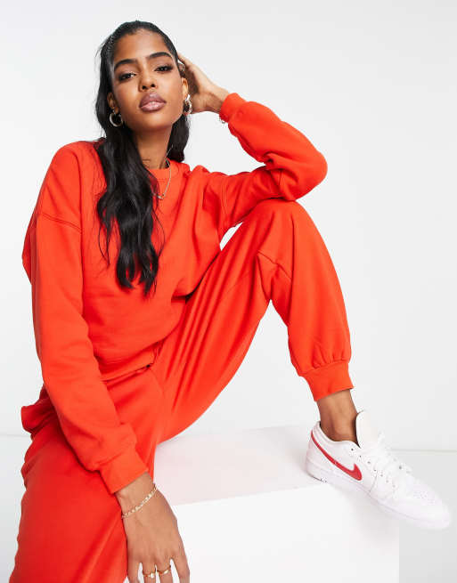 Miss Selfridge – Bluza z okrągłym dekoltem i długimi rękawami 