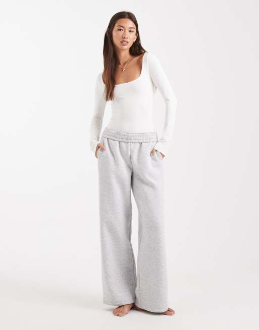 Miss Selfridge - Body met wijde ronde hals in crème, 2 van 4