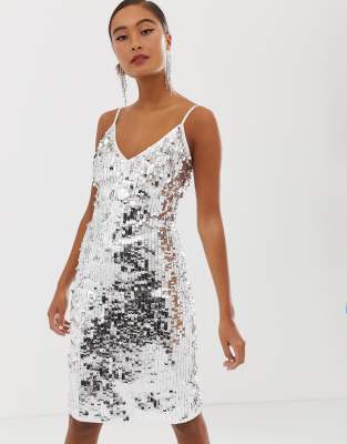 miss selfridge glitter dress