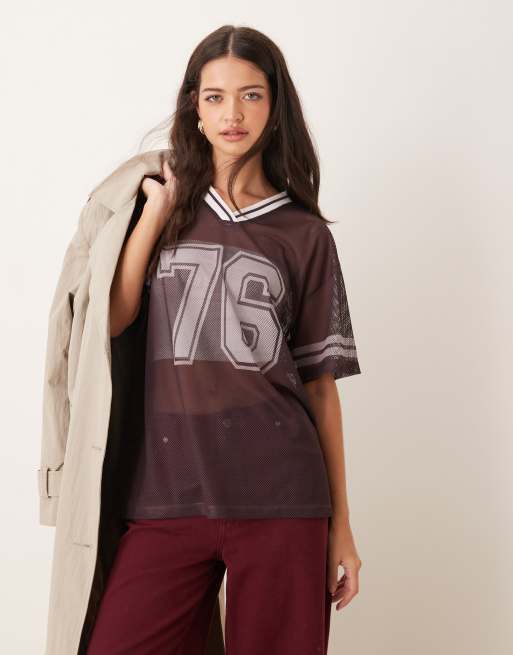 Miss Selfridge - Bordeaux fodboldtrøje