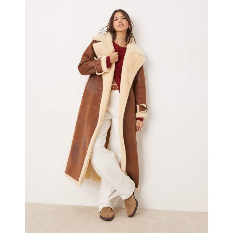 Shops tan wrap coat womens