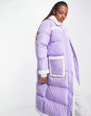 purple borg coat