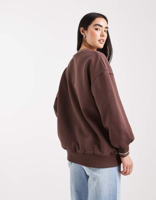 Miss Selfridge borg printed oversized sweatshirt, 4 of 4