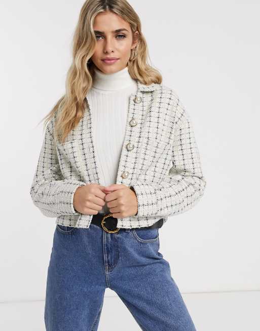 Asos on sale boucle jacket