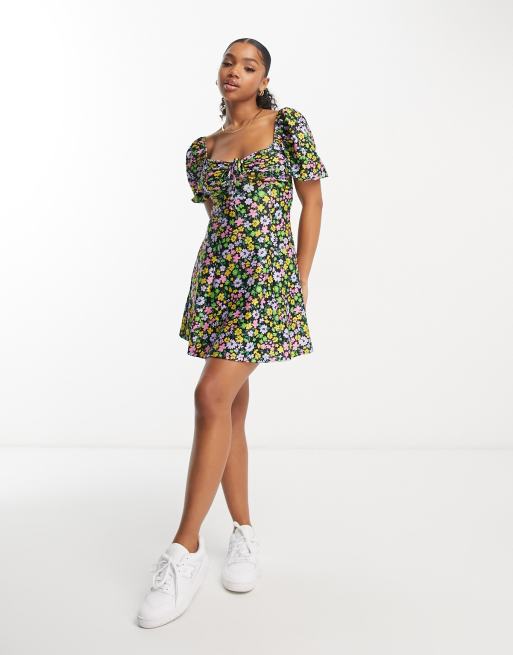 Miss selfridge floral tea hot sale dress