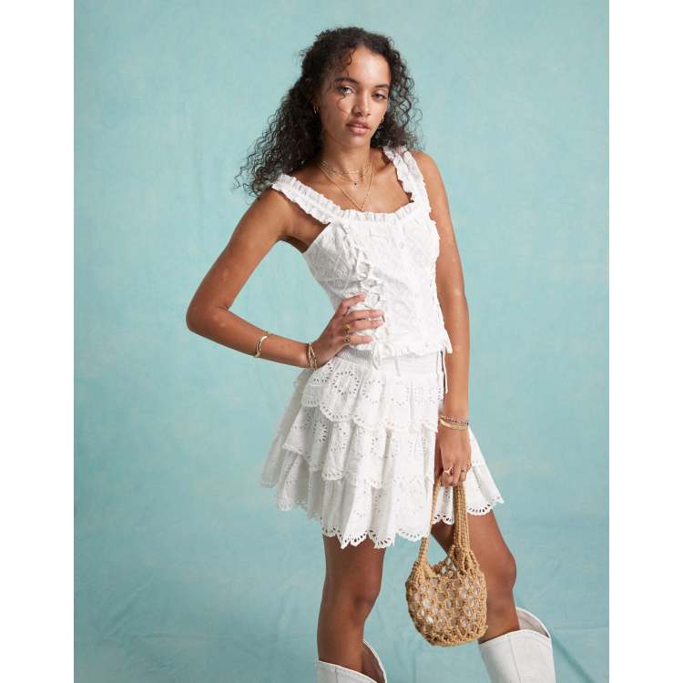 Reinders entarsia skirt sales