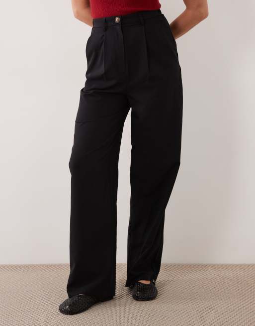 Miss Selfridge - Broek met wijde pijpen in zwart, 2 van 5