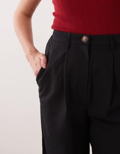 Miss Selfridge - Broek met wijde pijpen in zwart, 4 van 5