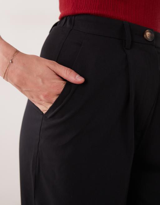 Miss Selfridge - Broek met wijde pijpen in zwart, 5 van 5