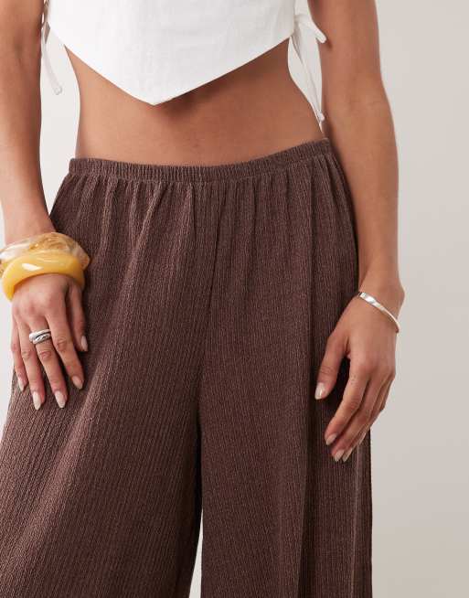 Miss Selfridge – Bruna, krinklade ballongbyxor, del av set, 3 av 5