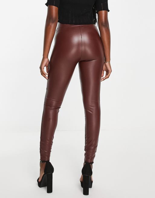 miss selfridge leather leggings