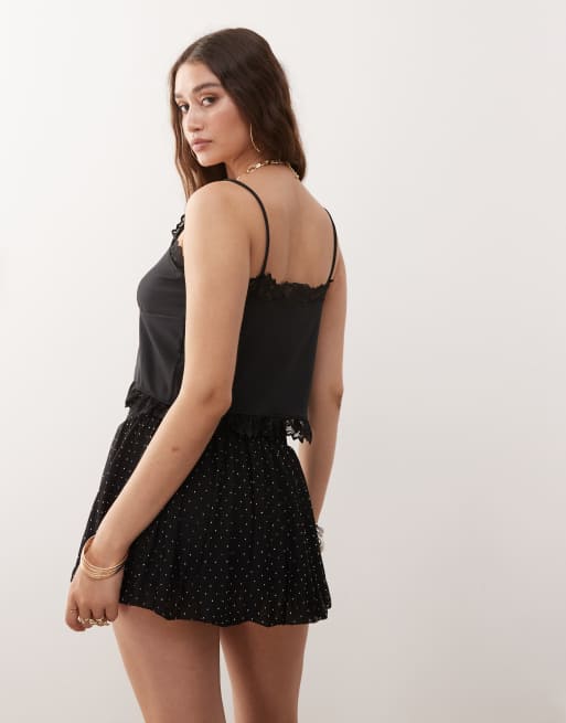 Miss Selfridge bubble hem studded skirt, 4 of 5