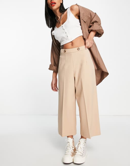 Stone hot sale cropped trousers