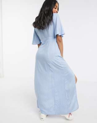 pale blue maxi