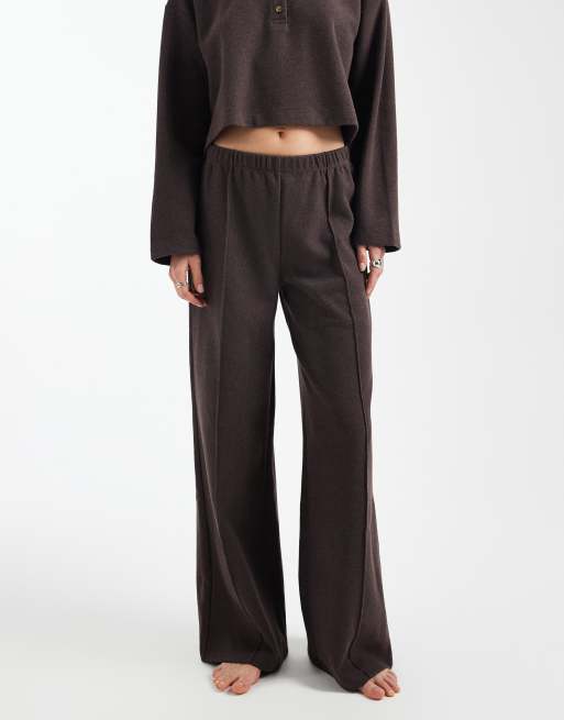 Miss Selfridge – Byxor med vida ben och borstad finish, 2 av 5