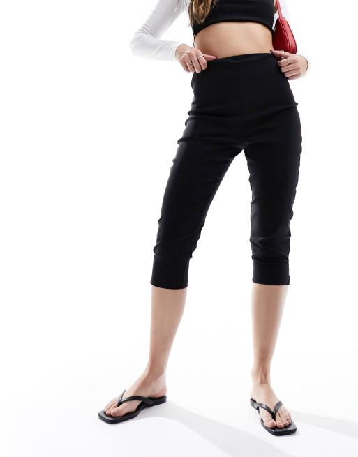 Sexy Dance Summer Cargo Capris Pants For Women Hight Waist Beach