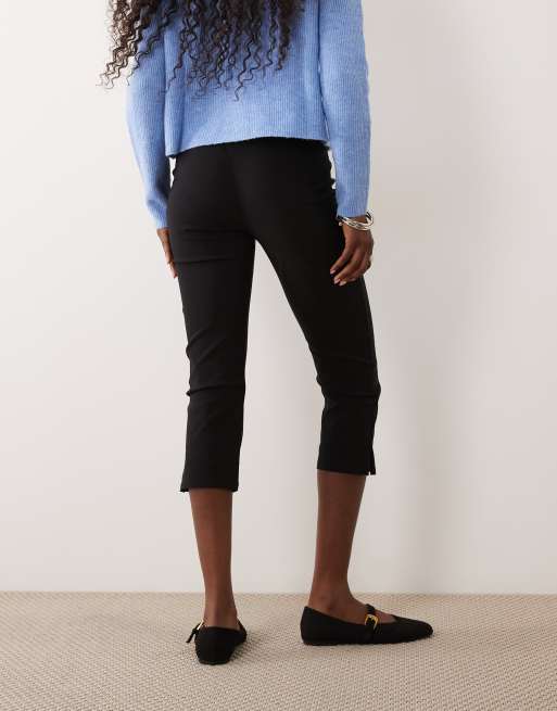 Miss Selfridge capri pants in black, 5 of 5