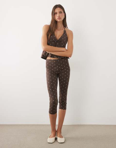 Miss Selfridge capribroek met polkadot - view 1