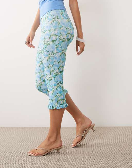 Miss Selfridge – Caprihose mit Vintage-Blumenmuster, 2 von 5