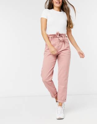 pink cargo pants for women