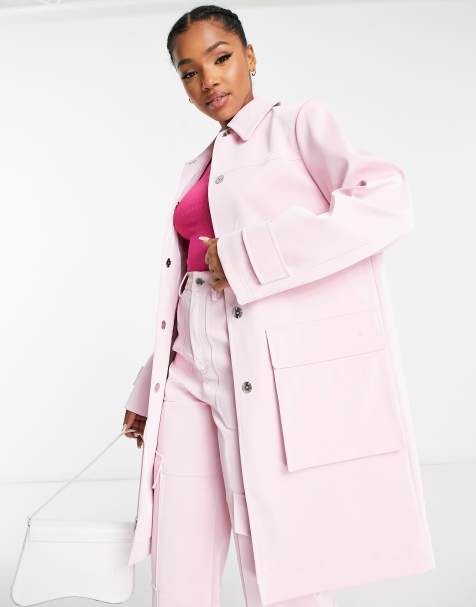 Light pink outlet spring coat