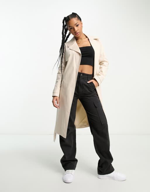 Spring Work Women's Outfit /Western Three Piece Pant Suit With Long  Cardigan/Jacket /Trench Coat 