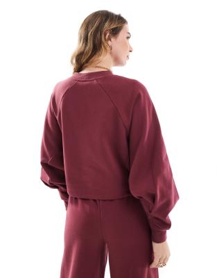 Shop Miss Selfridge Chateau De Cerisier Sweatshirt In Red
