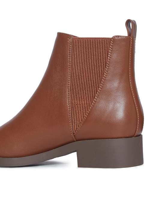 Miss selfridge tan boots best sale