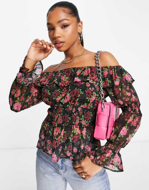 Off shoulder party discount tops