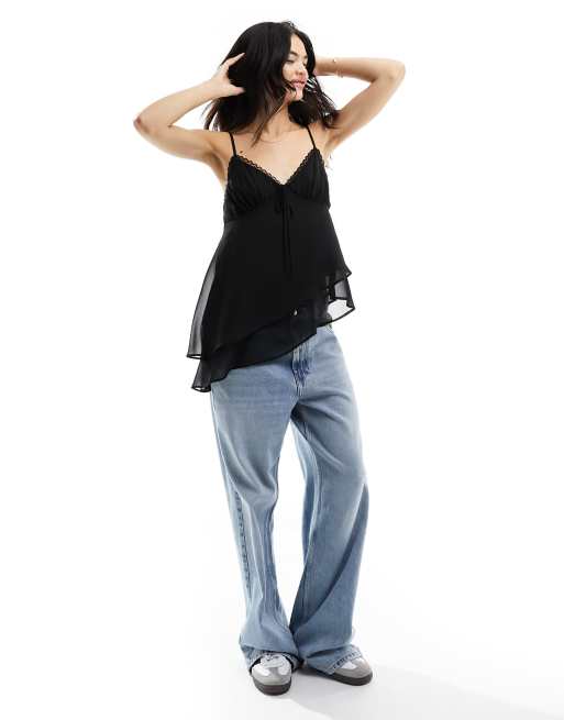 Plus Loose Cami Jumpsuit with Dual Pockets