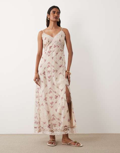 Miss Selfridge chiffon maxi dress in floral print - view 1