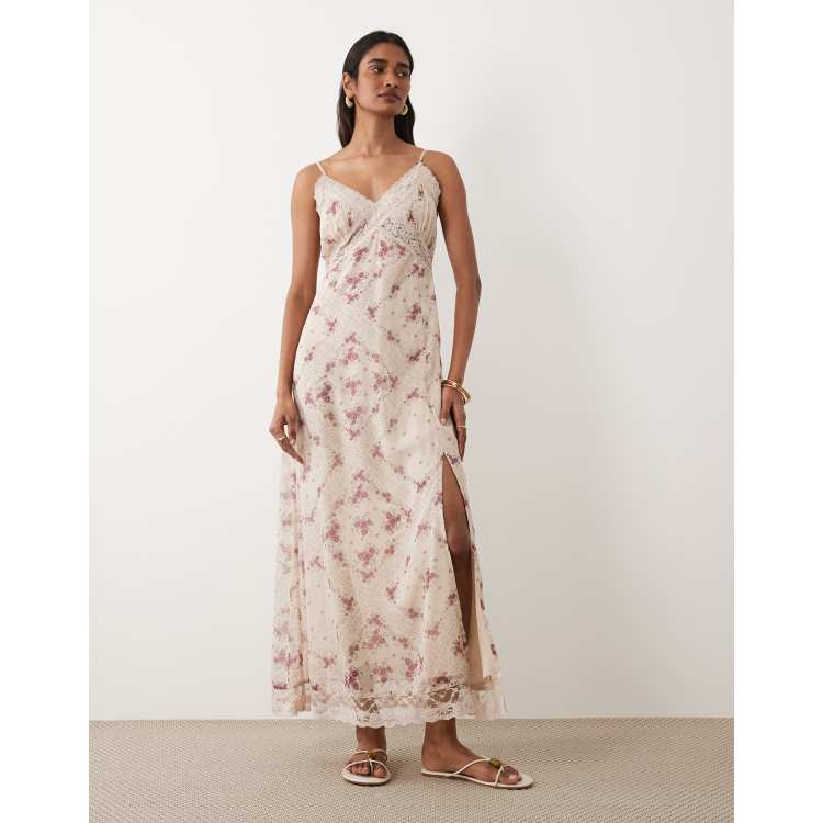 red long dress with slit Elegant Red Slinky Slip Dress