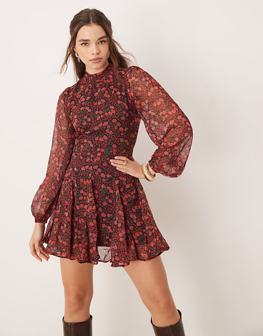 Shelly Shirred One Sleeve Dress Shelly Shirred One Sleeve Dress