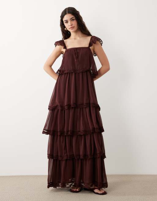 miss selfridge evening dresses MISS SELFRIDGE NUDE / SOFT PEACH BEADED & SEQUINNED LONG EVENING DRESS SIZE  14