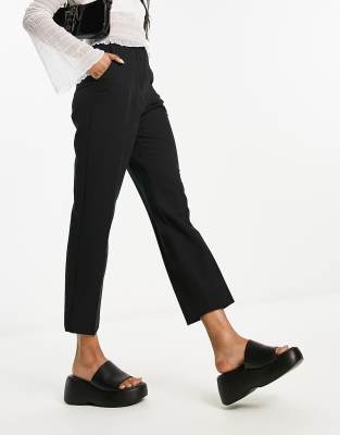 Miss Selfridge Cigarette Pants In Black