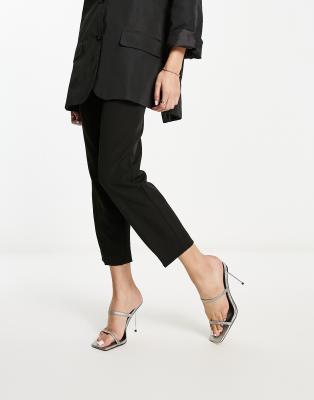 Miss Selfridge Cigarette Pants In Black