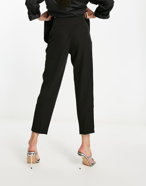 Miss Selfridge cigarette pants in black