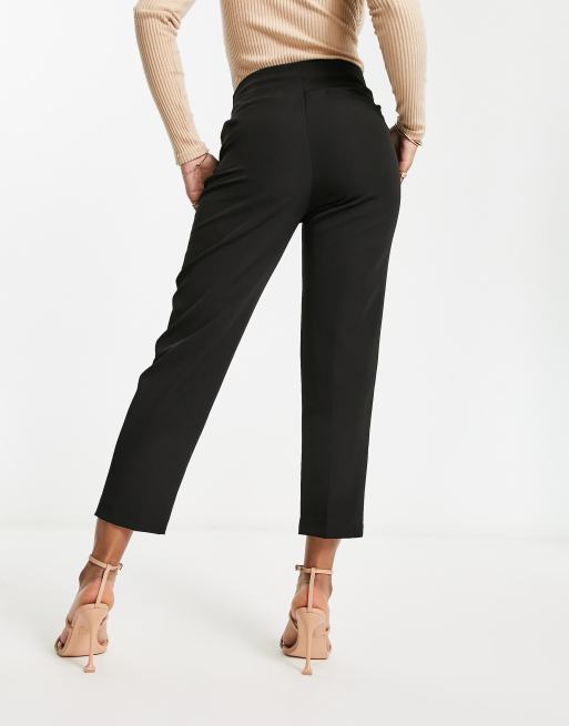 Miss Selfridge cigarette pants in black
