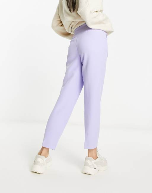 Purple deals cigarette trousers