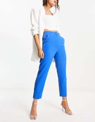 Miss Selfridge Miss Selfridge cigarette trouser in cobalt-Blue