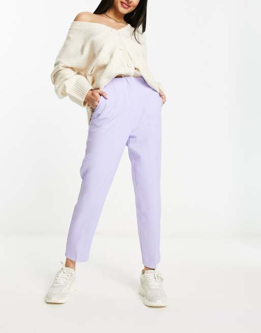 Lilac on sale cigarette trousers