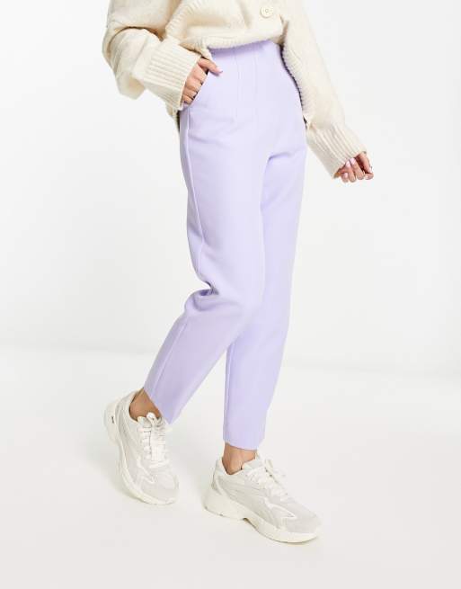 Lilac cigarette trousers new arrivals