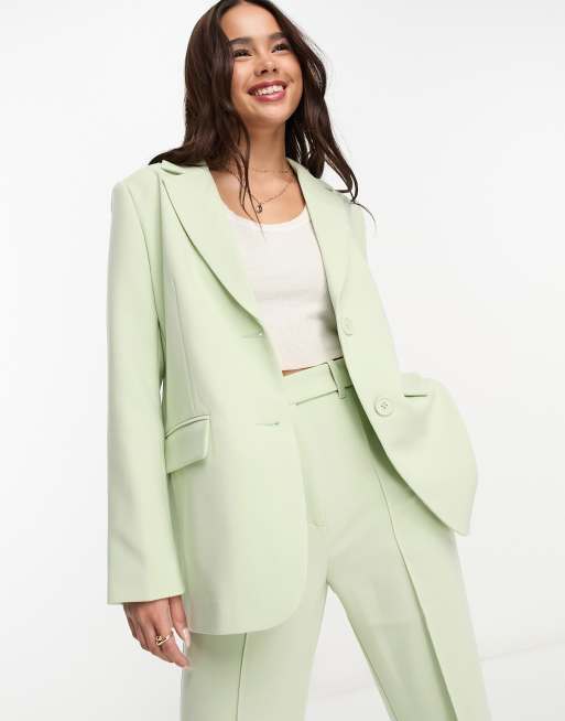 Miss selfridge green on sale suit